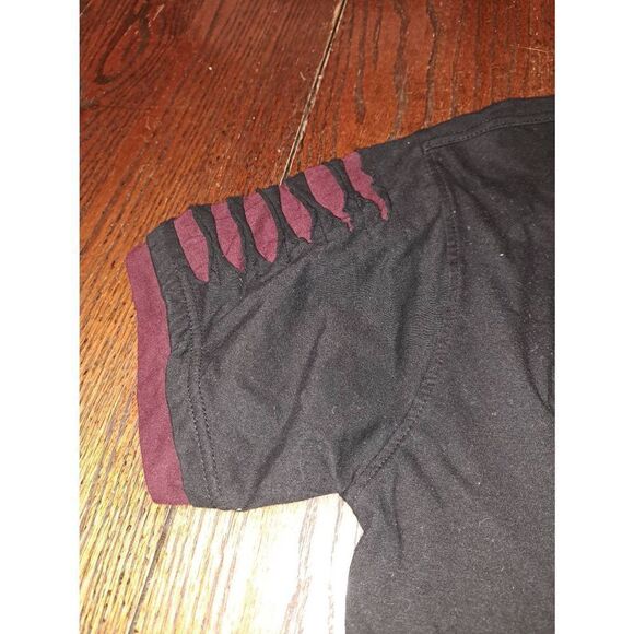 2XL Switch Original Remarkable Distressed Zipperd Streetwear Grunge Cotton Shirt - Picture 3 of 6